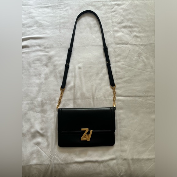 Zadig & Voltaire ZV Initiale shoulder/crossbody leather bag - Picture 2 of 6